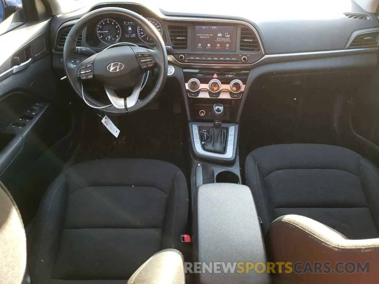 8 fotografías del automóvil dañado KMHD84LF9LU920980 HYUNDAI ELANTRA 2020