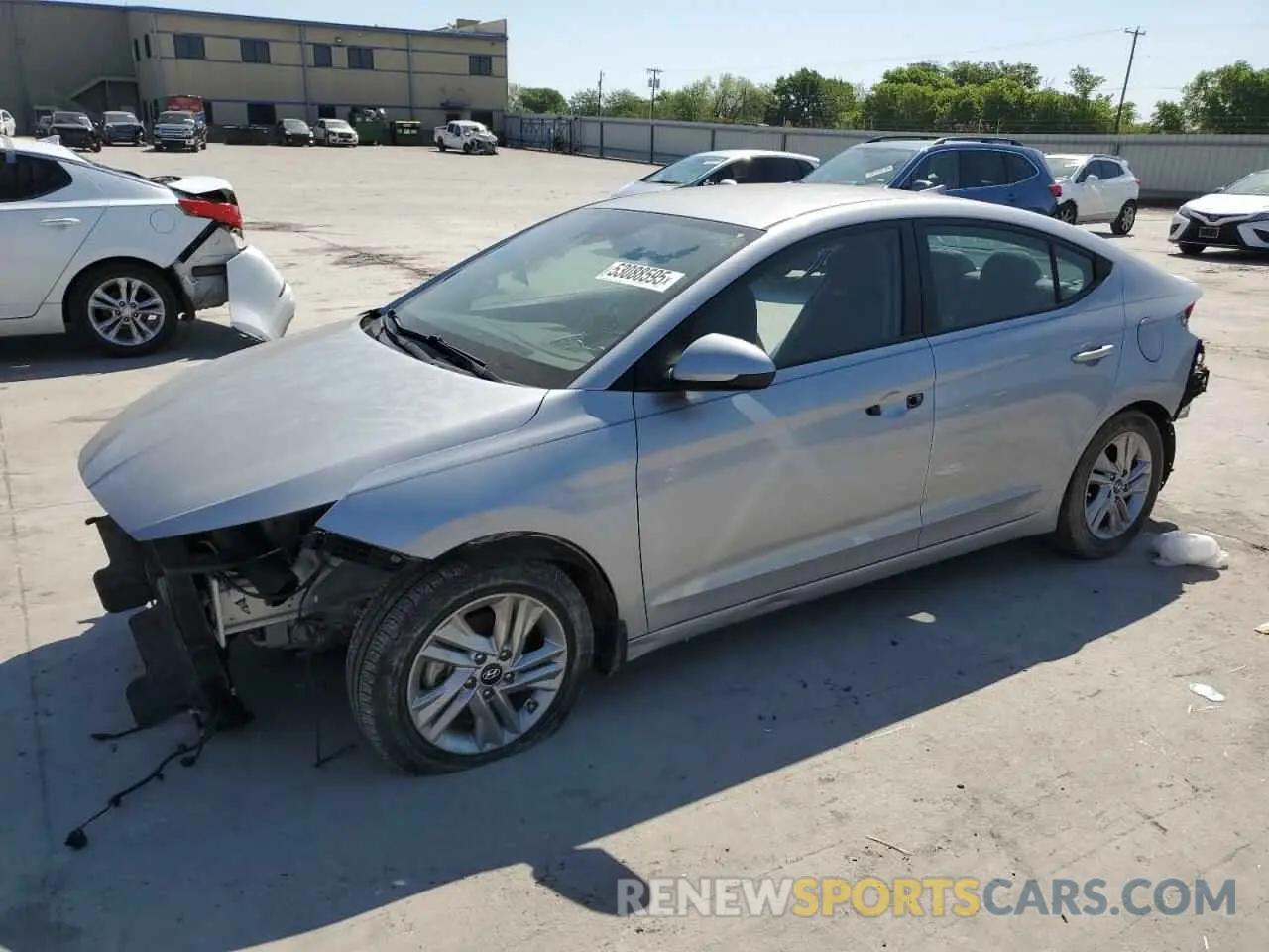1 fotografías del automóvil dañado KMHD84LFXLU056571 HYUNDAI ELANTRA 2020
