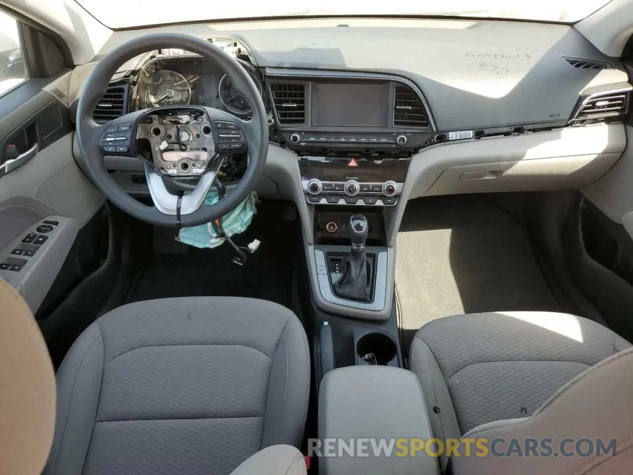 8 fotografías del automóvil dañado KMHD84LFXLU056571 HYUNDAI ELANTRA 2020