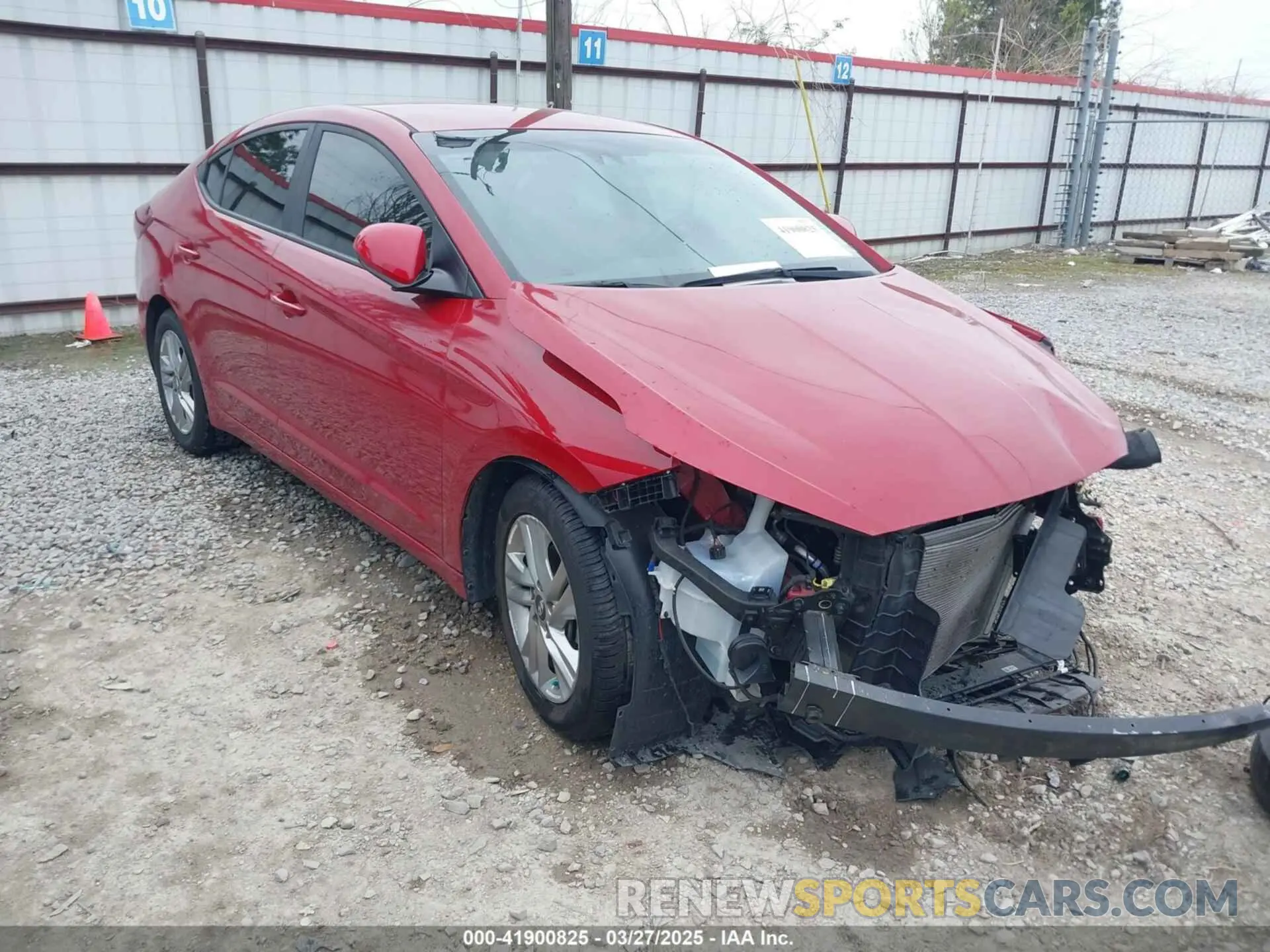 1 fotografías del automóvil dañado KMHD84LFXLU063424 HYUNDAI ELANTRA 2020