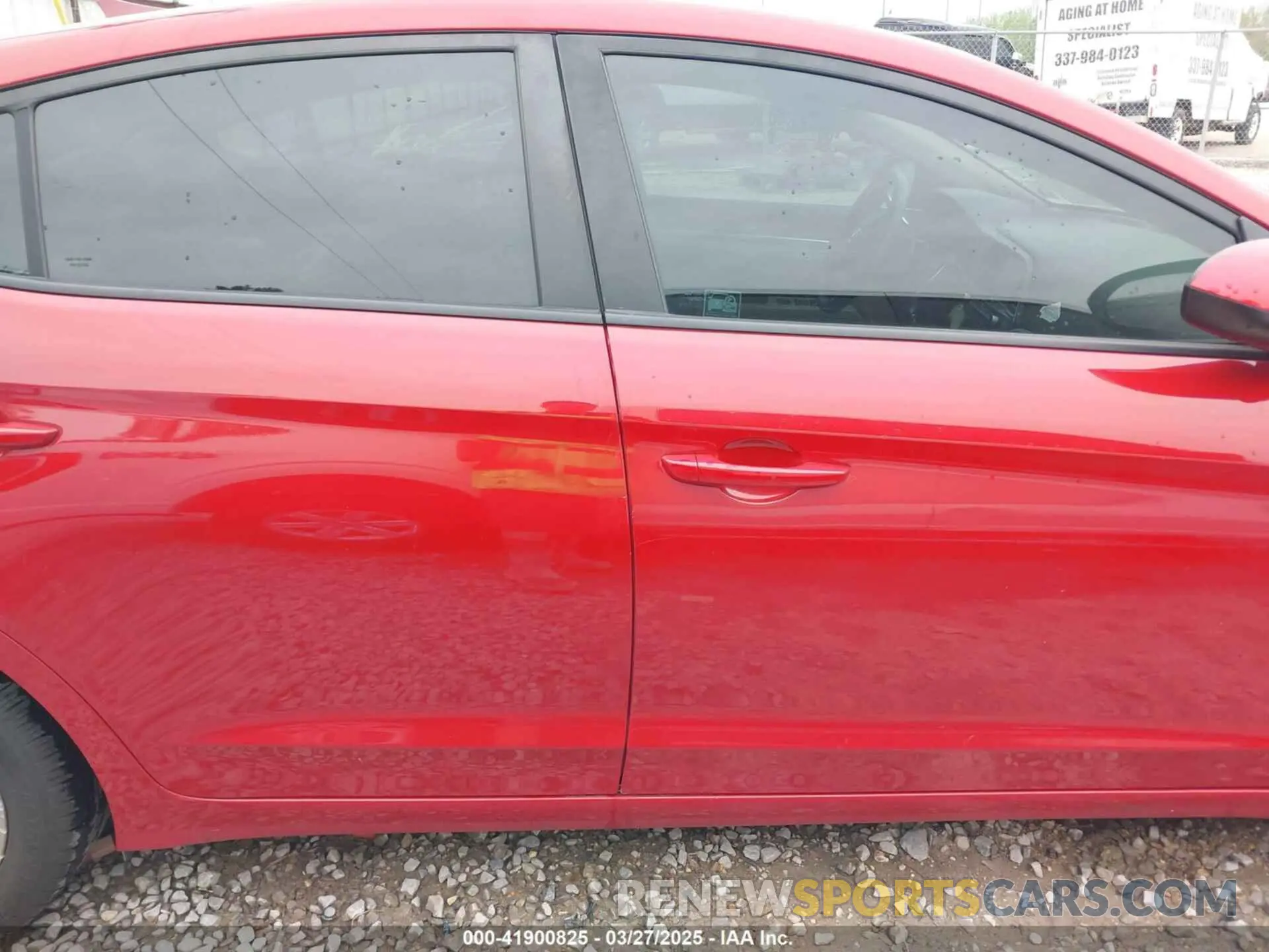 14 fotografías del automóvil dañado KMHD84LFXLU063424 HYUNDAI ELANTRA 2020