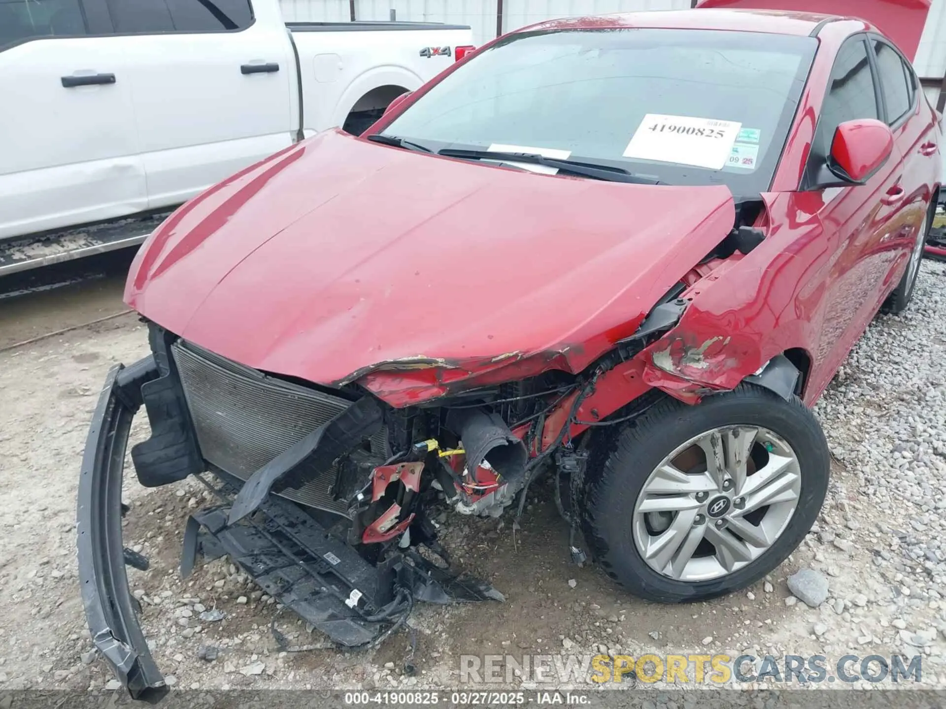 6 fotografías del automóvil dañado KMHD84LFXLU063424 HYUNDAI ELANTRA 2020