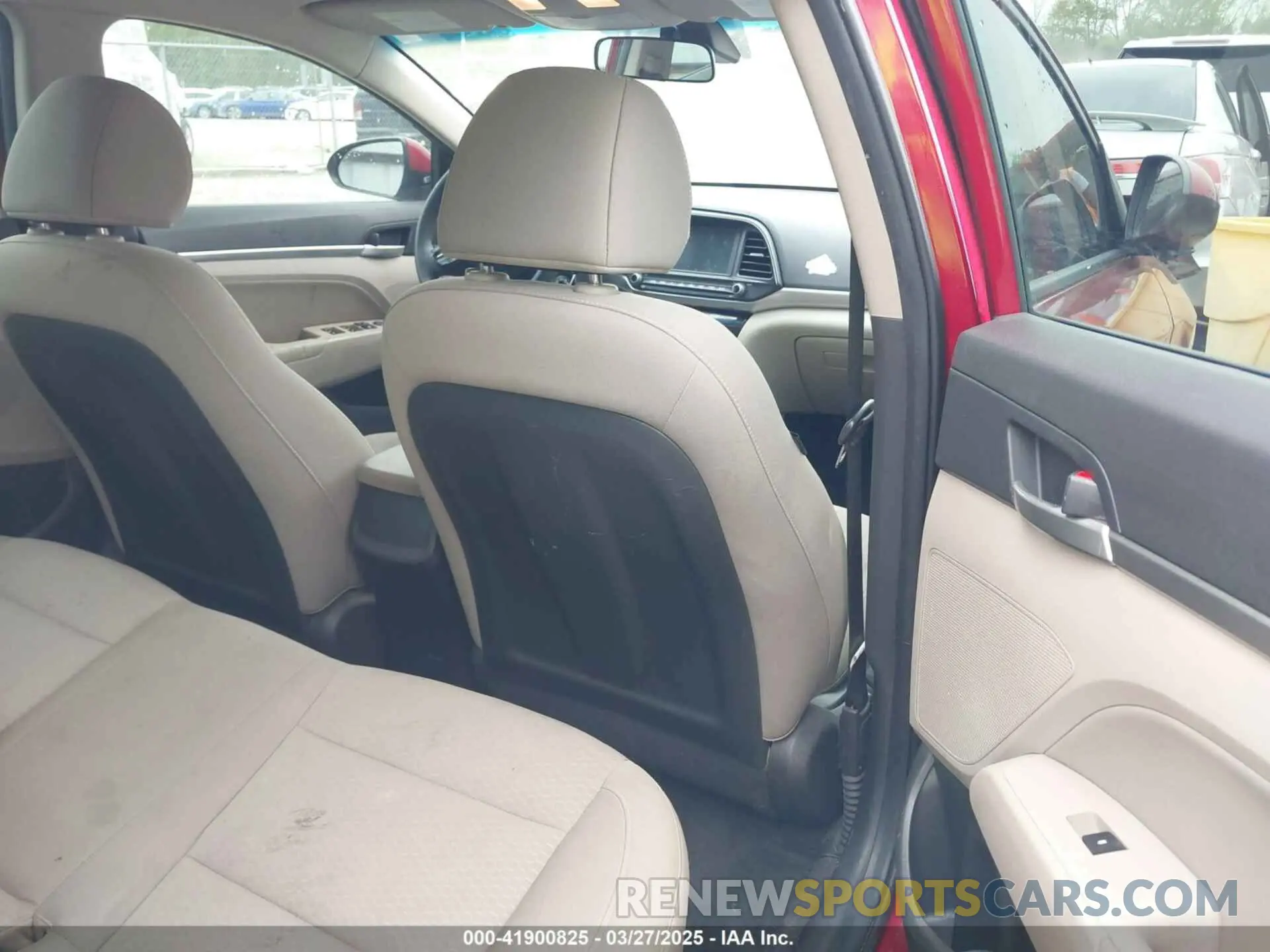 8 fotografías del automóvil dañado KMHD84LFXLU063424 HYUNDAI ELANTRA 2020