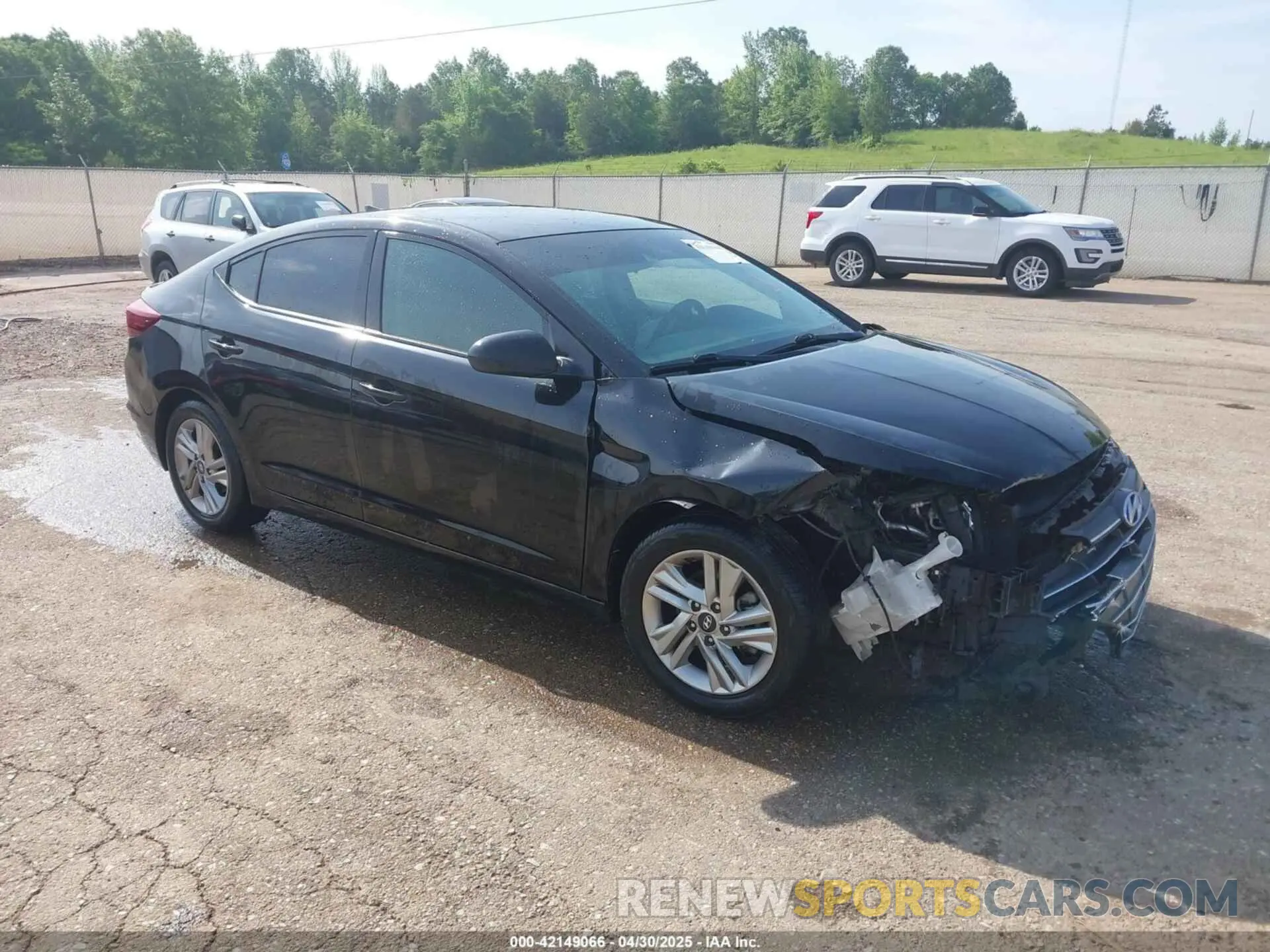 1 fotografías del automóvil dañado KMHD84LFXLU994456 HYUNDAI ELANTRA 2020