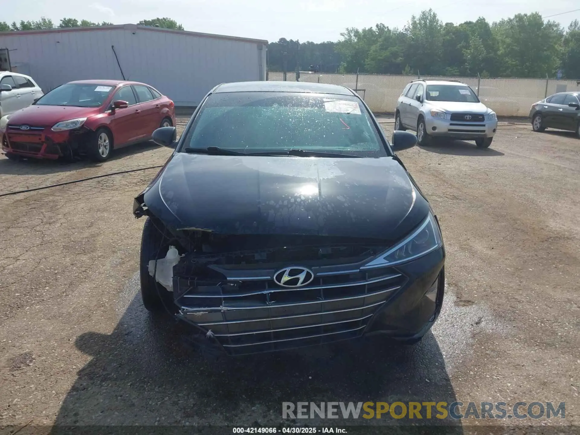 13 fotografías del automóvil dañado KMHD84LFXLU994456 HYUNDAI ELANTRA 2020