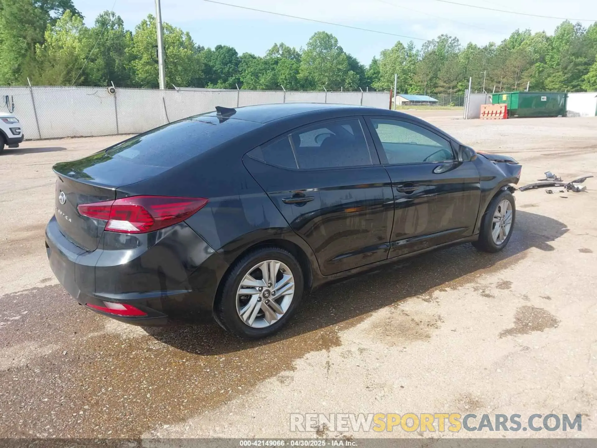 4 fotografías del automóvil dañado KMHD84LFXLU994456 HYUNDAI ELANTRA 2020