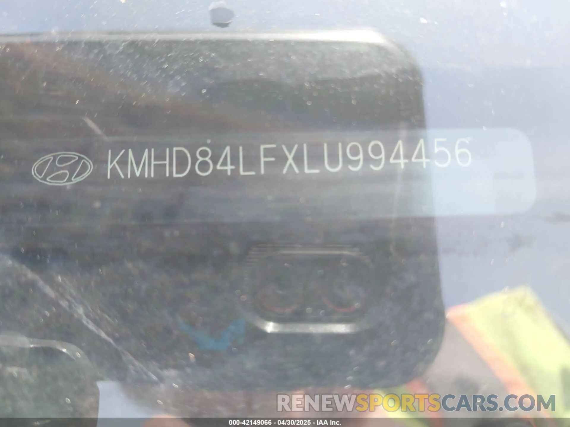 9 fotografías del automóvil dañado KMHD84LFXLU994456 HYUNDAI ELANTRA 2020