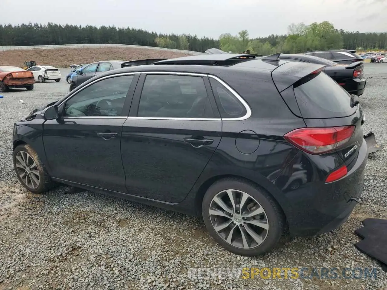 2 fotografías del automóvil dañado KMHH35LE6LU134969 HYUNDAI ELANTRA 2020