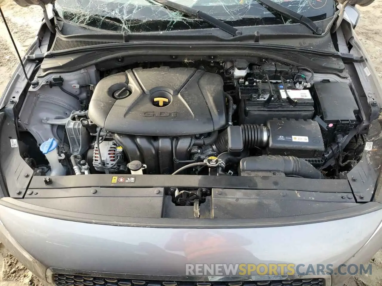 11 fotografías del automóvil dañado KMHH35LEXLU133744 HYUNDAI ELANTRA 2020