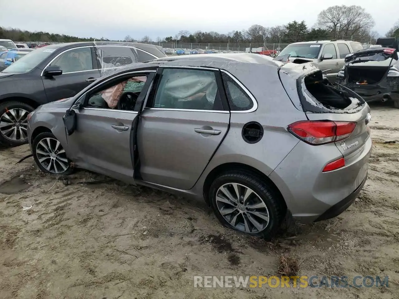 2 fotografías del automóvil dañado KMHH35LEXLU133744 HYUNDAI ELANTRA 2020