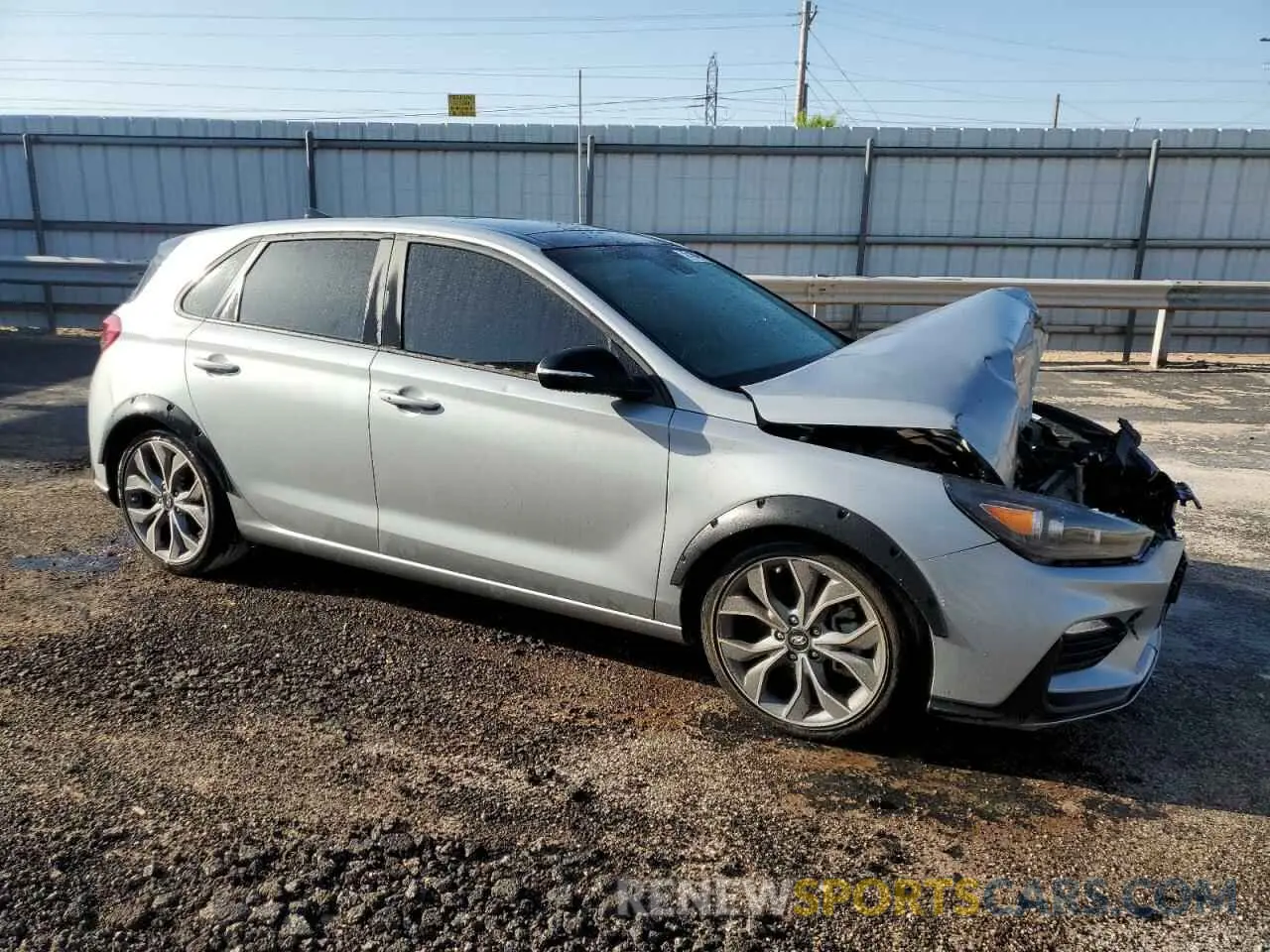 4 fotografías del automóvil dañado KMHH55LC0LU131851 HYUNDAI ELANTRA 2020