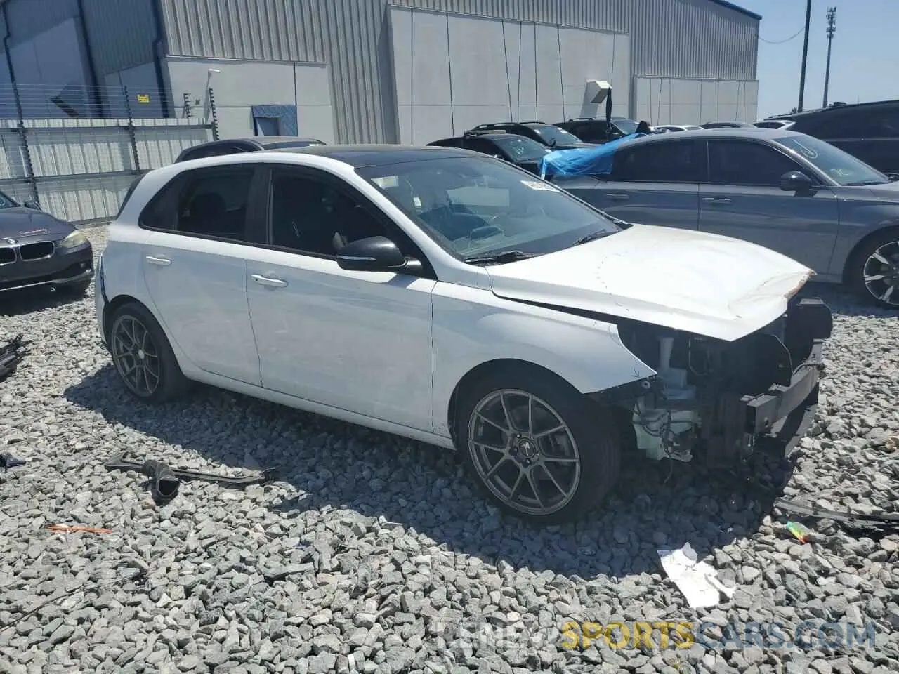 4 fotografías del automóvil dañado KMHH55LC7LU139266 HYUNDAI ELANTRA 2020