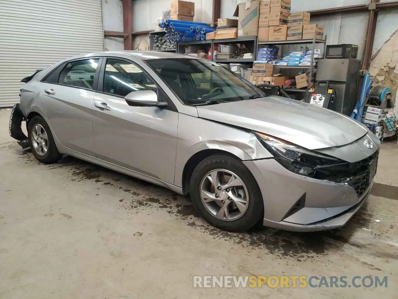 4 fotografías del automóvil dañado 5NPLL4AG0MH014366 HYUNDAI ELANTRA 2021