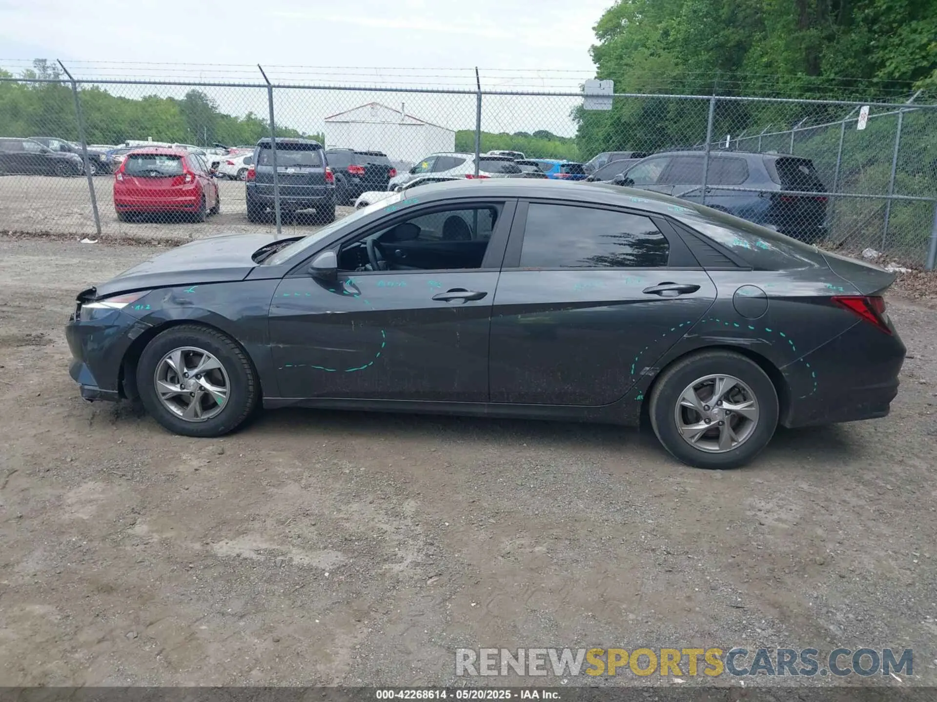 14 fotografías del automóvil dañado 5NPLL4AG0MH034844 HYUNDAI ELANTRA 2021