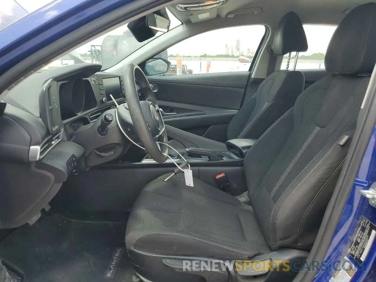 7 fotografías del automóvil dañado 5NPLL4AG1MH015509 HYUNDAI ELANTRA 2021