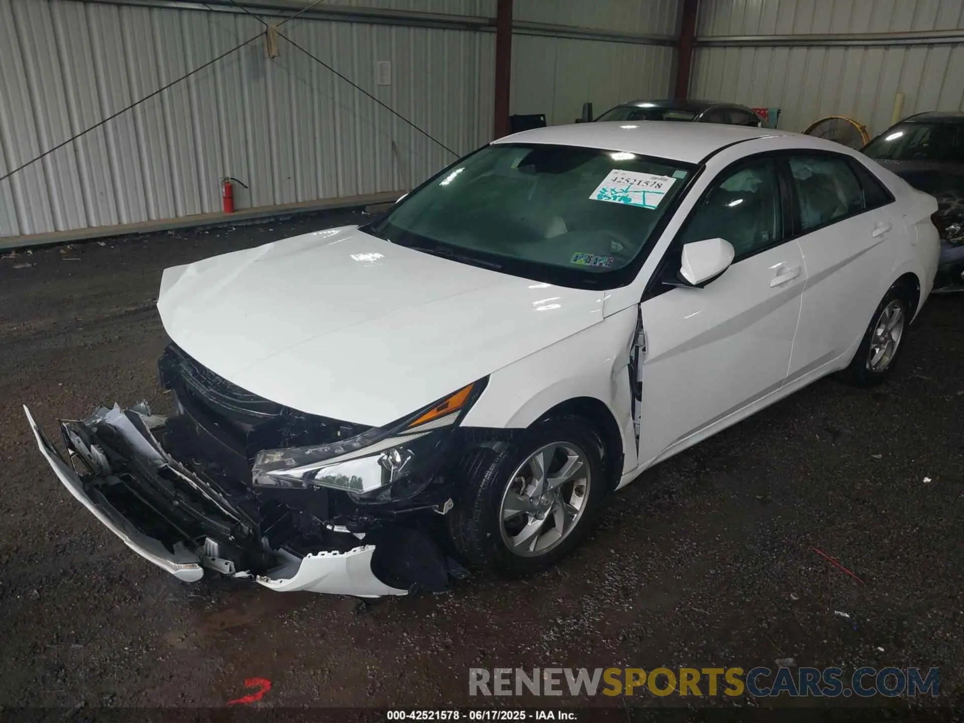 2 fotografías del automóvil dañado 5NPLL4AG1MH015865 HYUNDAI ELANTRA 2021