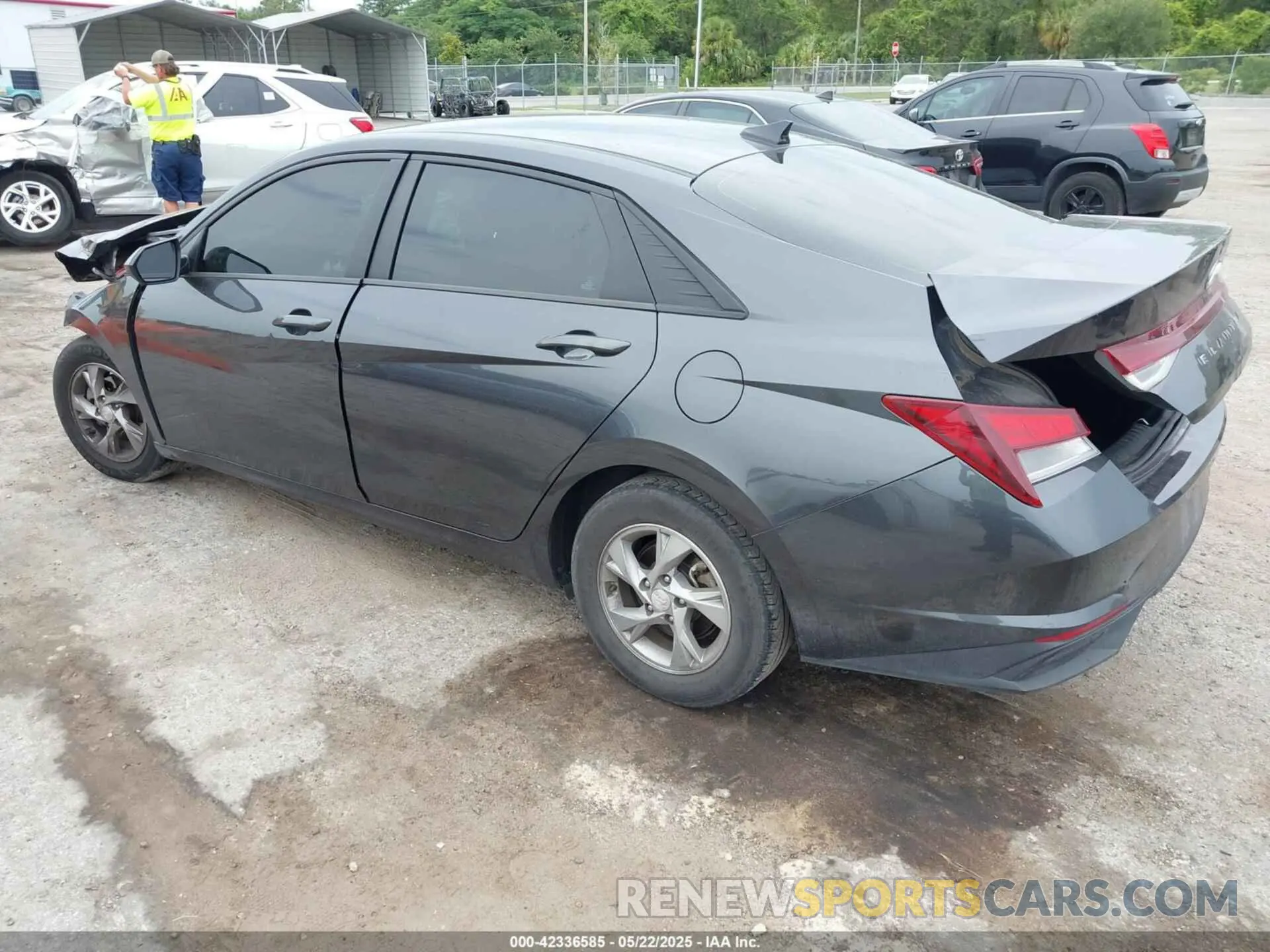 3 fotografías del automóvil dañado 5NPLL4AG1MH035291 HYUNDAI ELANTRA 2021
