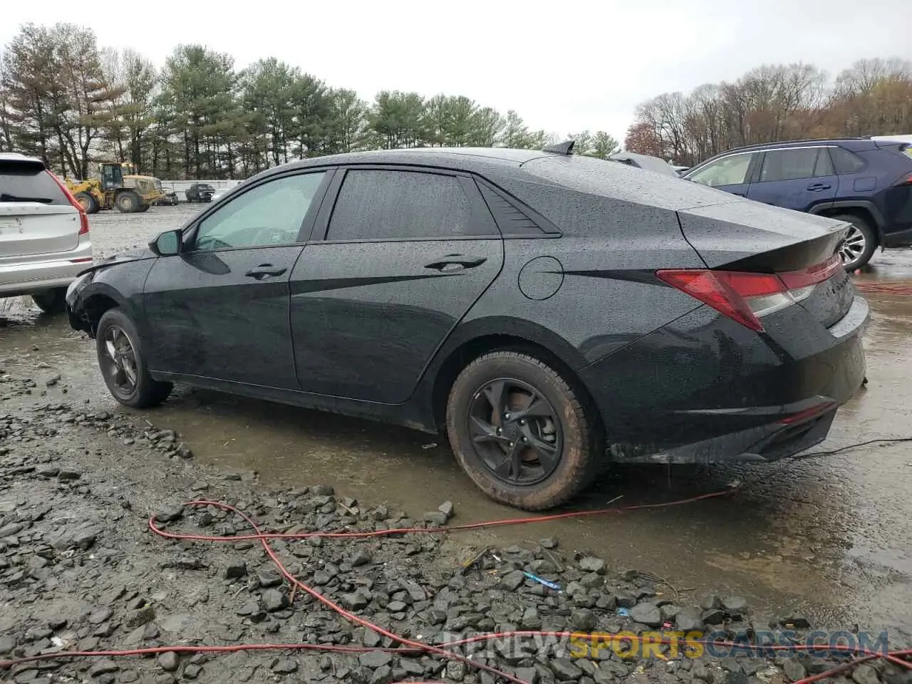 2 fotografías del automóvil dañado 5NPLL4AG1MH040717 HYUNDAI ELANTRA 2021