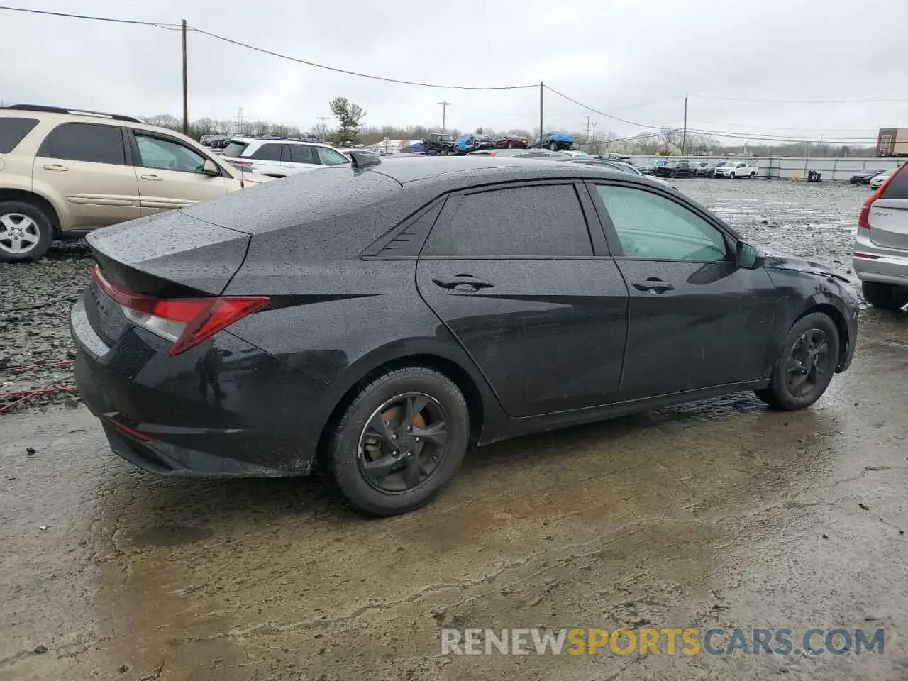 3 fotografías del automóvil dañado 5NPLL4AG1MH040717 HYUNDAI ELANTRA 2021