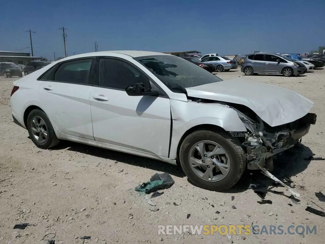 4 fotografías del automóvil dañado 5NPLL4AG1MH041642 HYUNDAI ELANTRA 2021