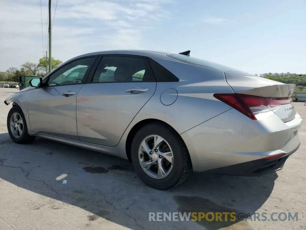 2 fotografías del automóvil dañado 5NPLL4AG1MH045495 HYUNDAI ELANTRA 2021
