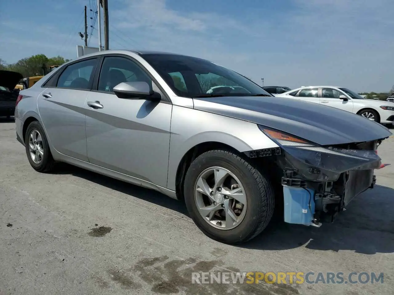 4 fotografías del automóvil dañado 5NPLL4AG1MH045495 HYUNDAI ELANTRA 2021
