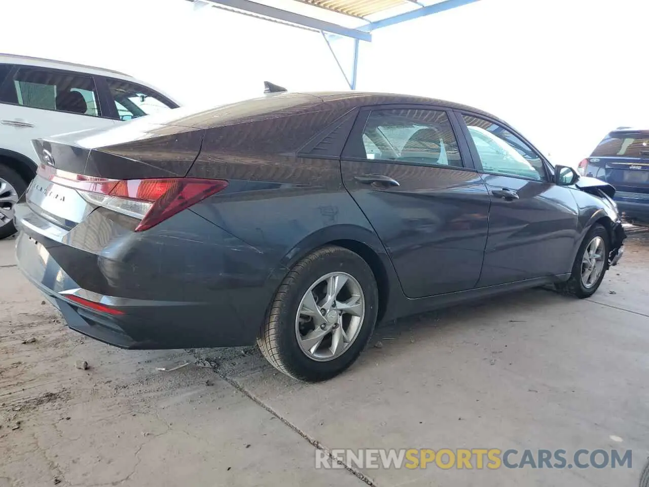 3 fotografías del automóvil dañado 5NPLL4AG2MH014448 HYUNDAI ELANTRA 2021