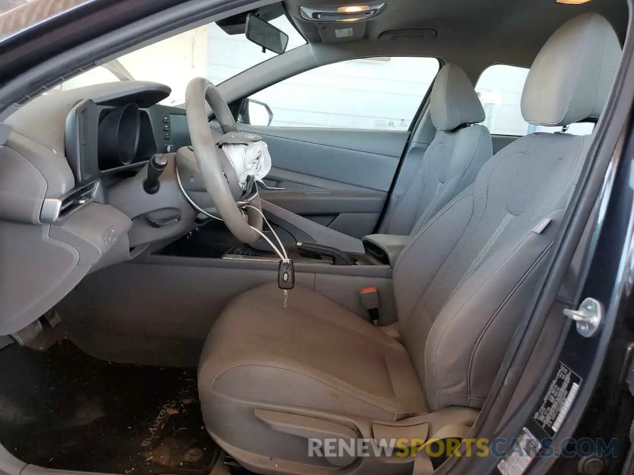 7 fotografías del automóvil dañado 5NPLL4AG2MH014448 HYUNDAI ELANTRA 2021