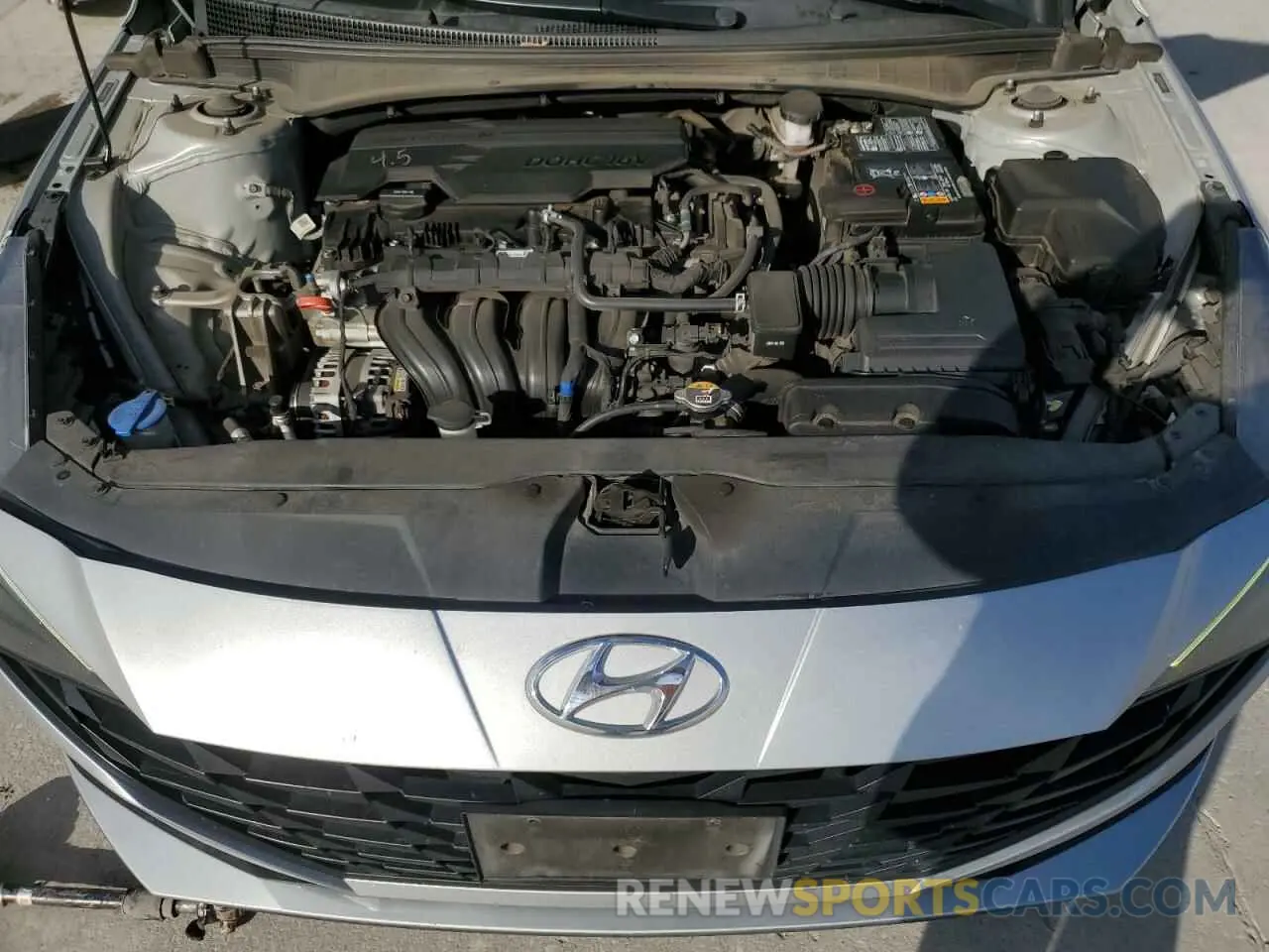 11 fotografías del automóvil dañado 5NPLL4AG4MH037763 HYUNDAI ELANTRA 2021