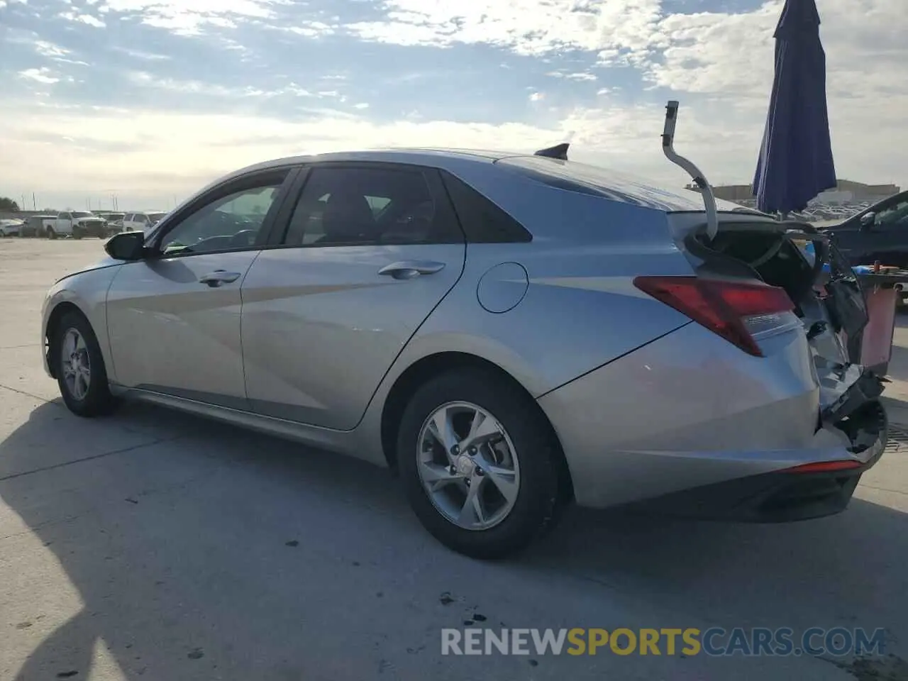 2 fotografías del automóvil dañado 5NPLL4AG4MH037763 HYUNDAI ELANTRA 2021