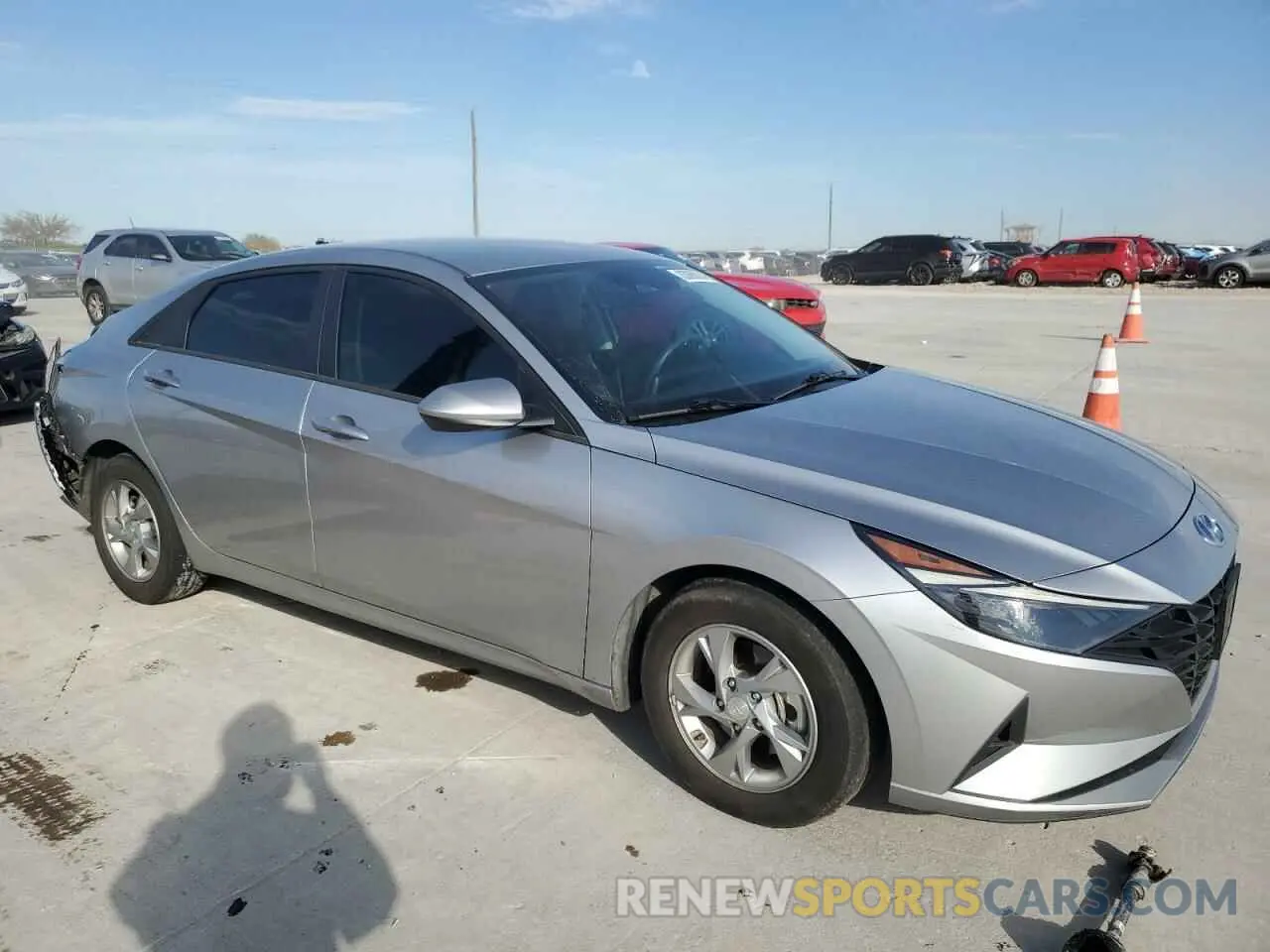 4 fotografías del automóvil dañado 5NPLL4AG4MH037763 HYUNDAI ELANTRA 2021