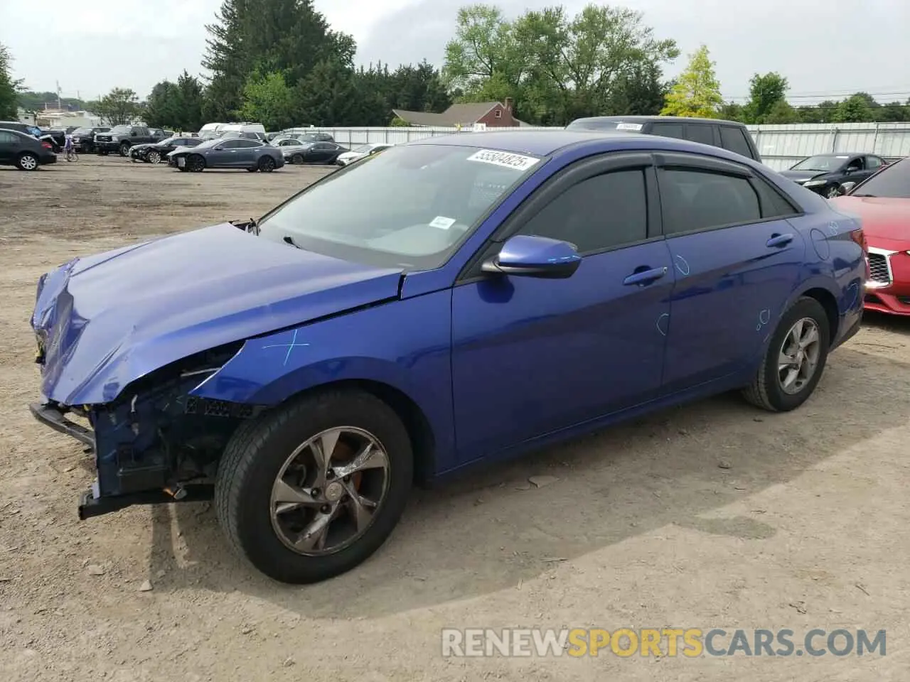 1 fotografías del automóvil dañado 5NPLL4AG5MH039800 HYUNDAI ELANTRA 2021