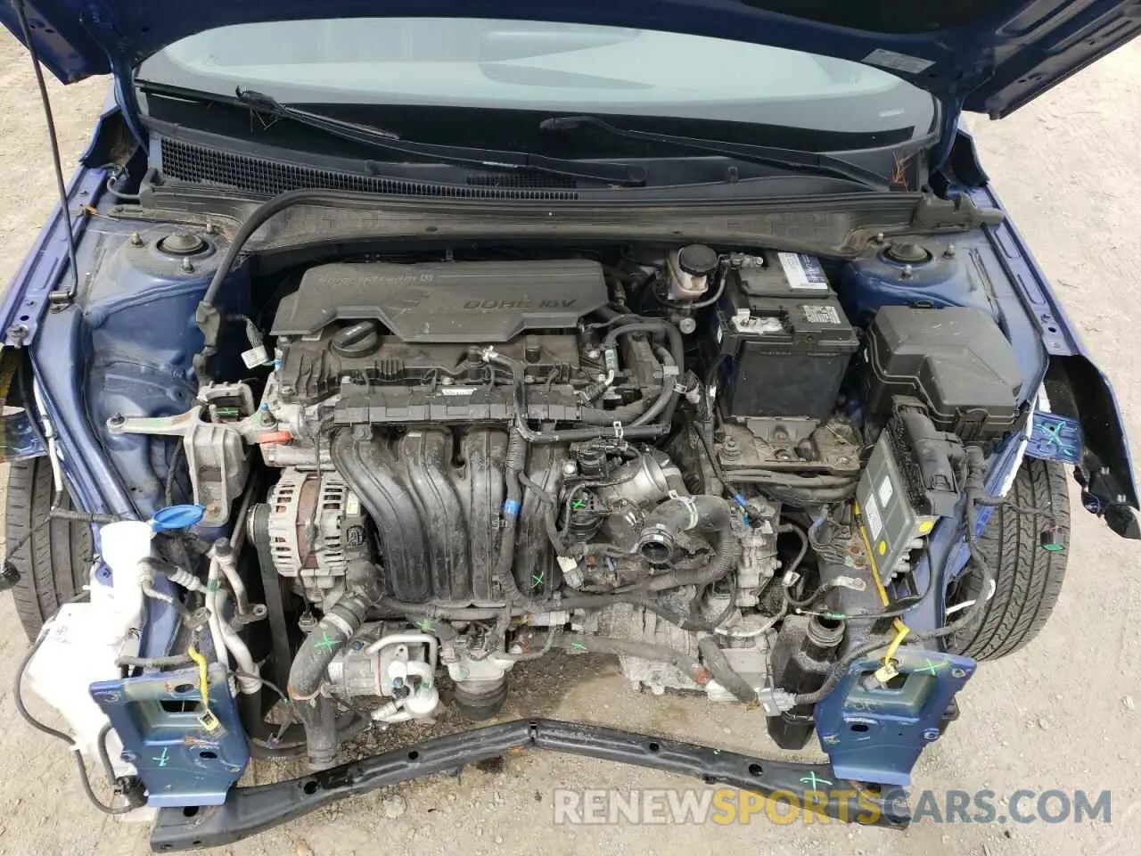 11 fotografías del automóvil dañado 5NPLL4AG5MH039800 HYUNDAI ELANTRA 2021