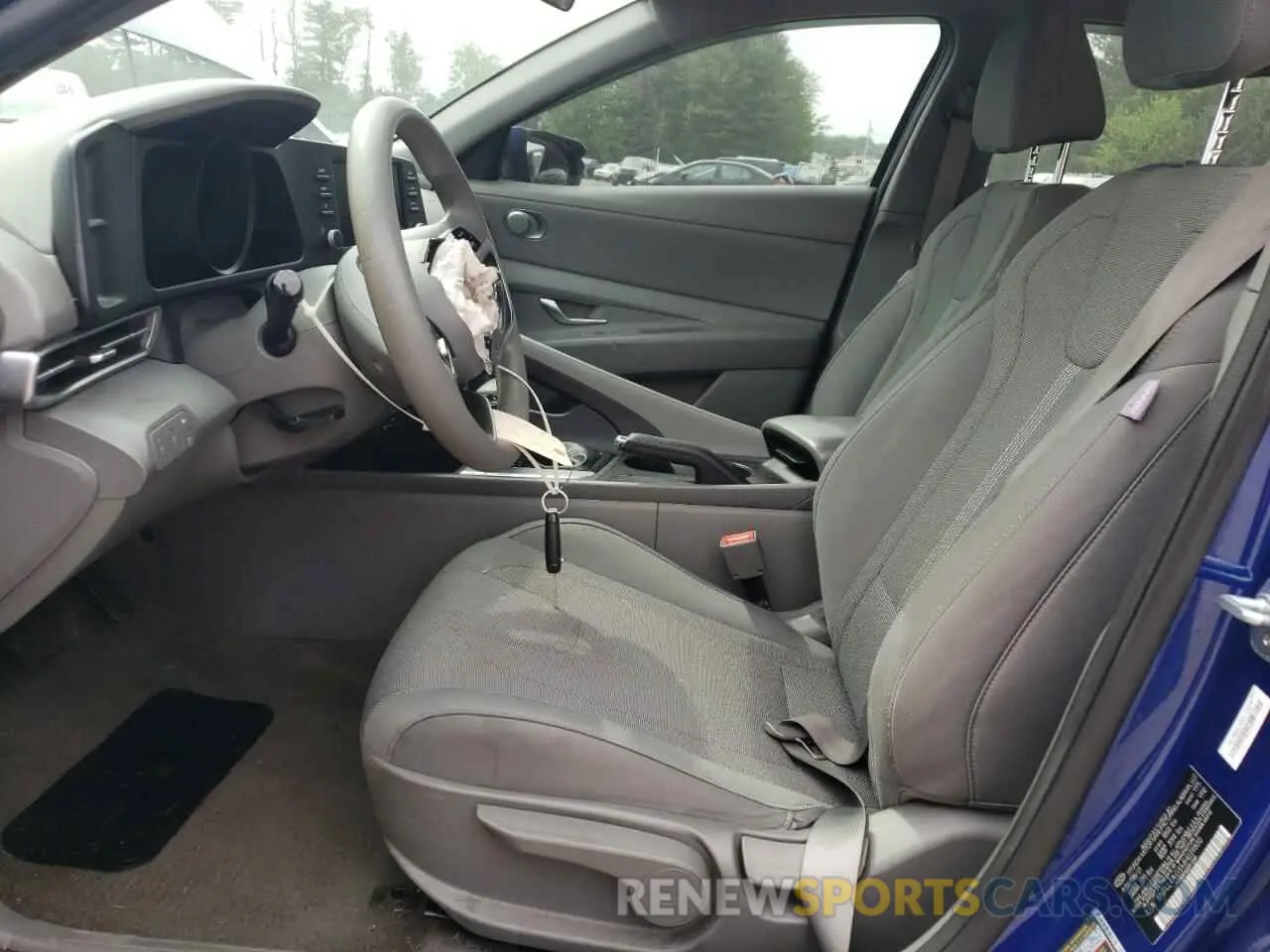 7 fotografías del automóvil dañado 5NPLL4AG5MH039800 HYUNDAI ELANTRA 2021