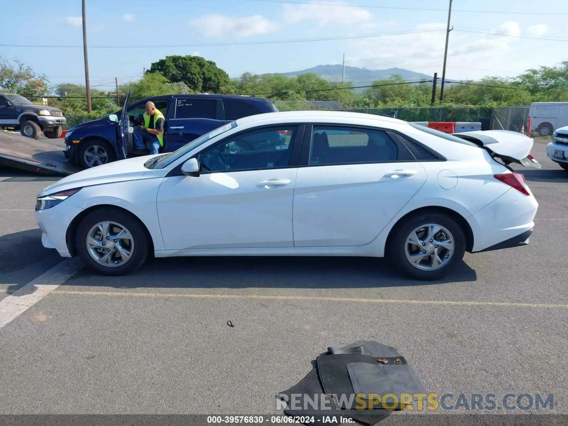 14 fotografías del automóvil dañado 5NPLL4AG6MH014727 HYUNDAI ELANTRA 2021