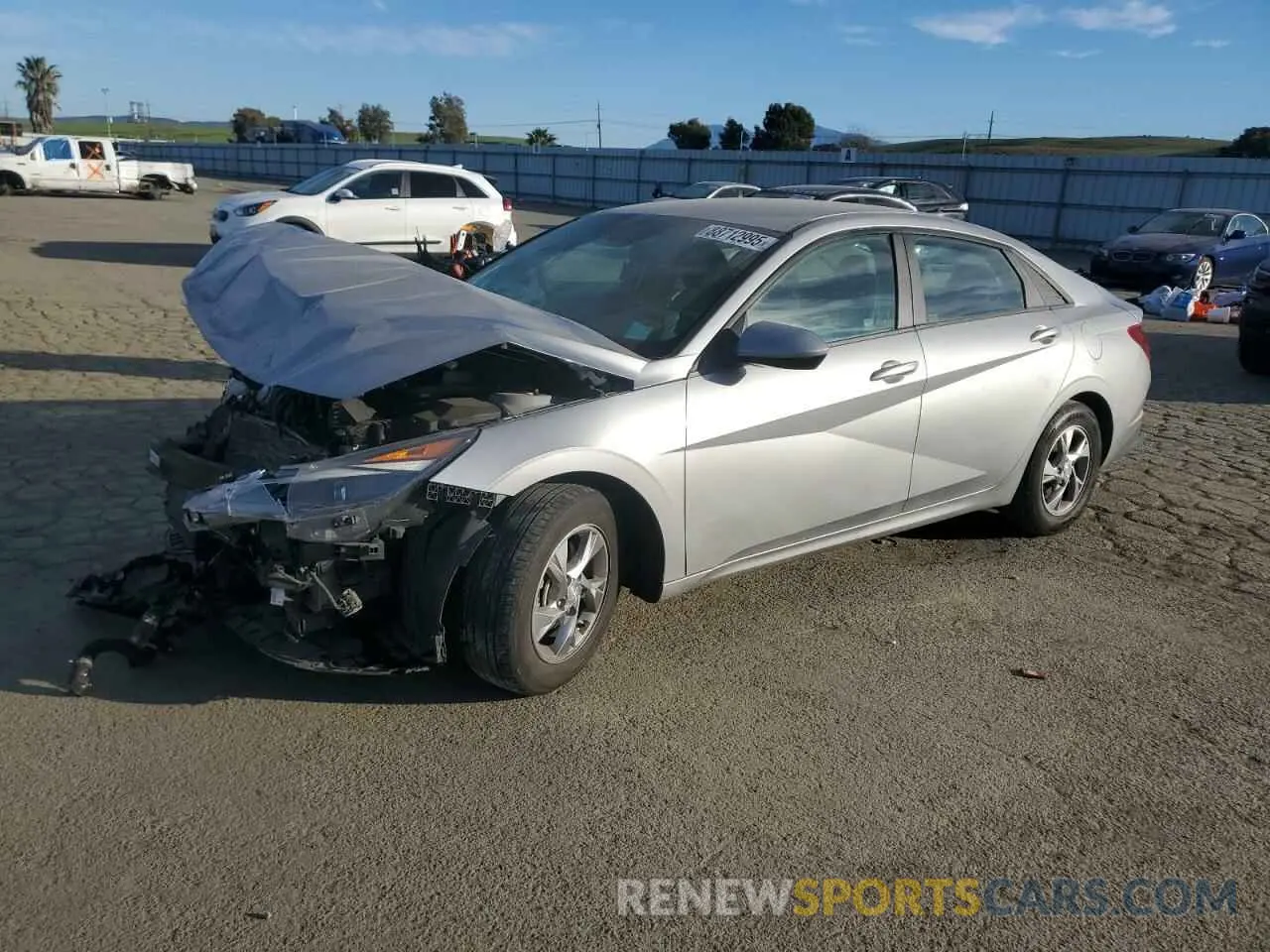 1 fotografías del automóvil dañado 5NPLL4AG6MH032032 HYUNDAI ELANTRA 2021