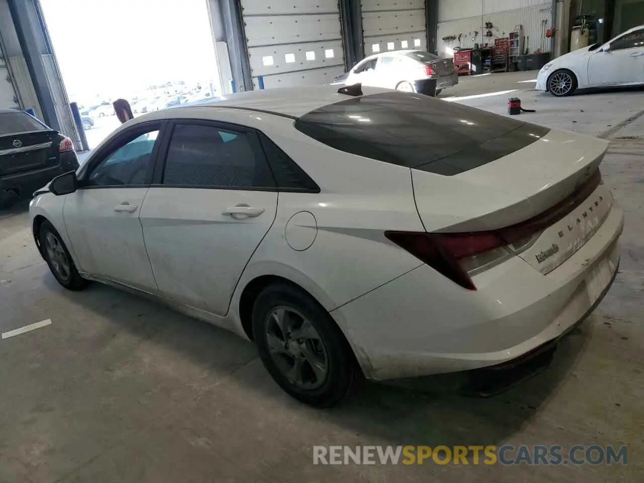 2 fotografías del automóvil dañado 5NPLL4AG6MH039675 HYUNDAI ELANTRA 2021
