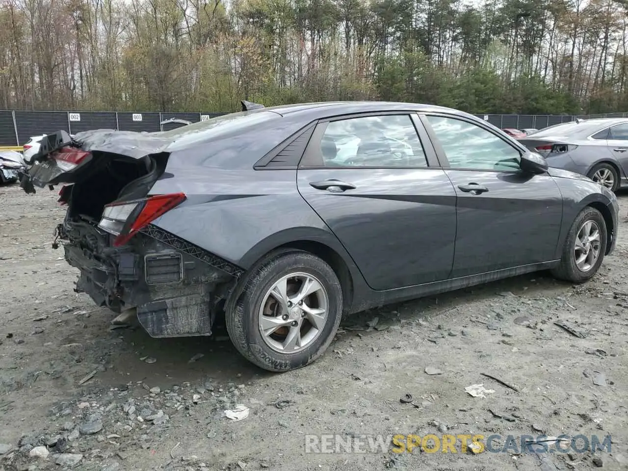 3 fotografías del automóvil dañado 5NPLL4AG7MH016776 HYUNDAI ELANTRA 2021