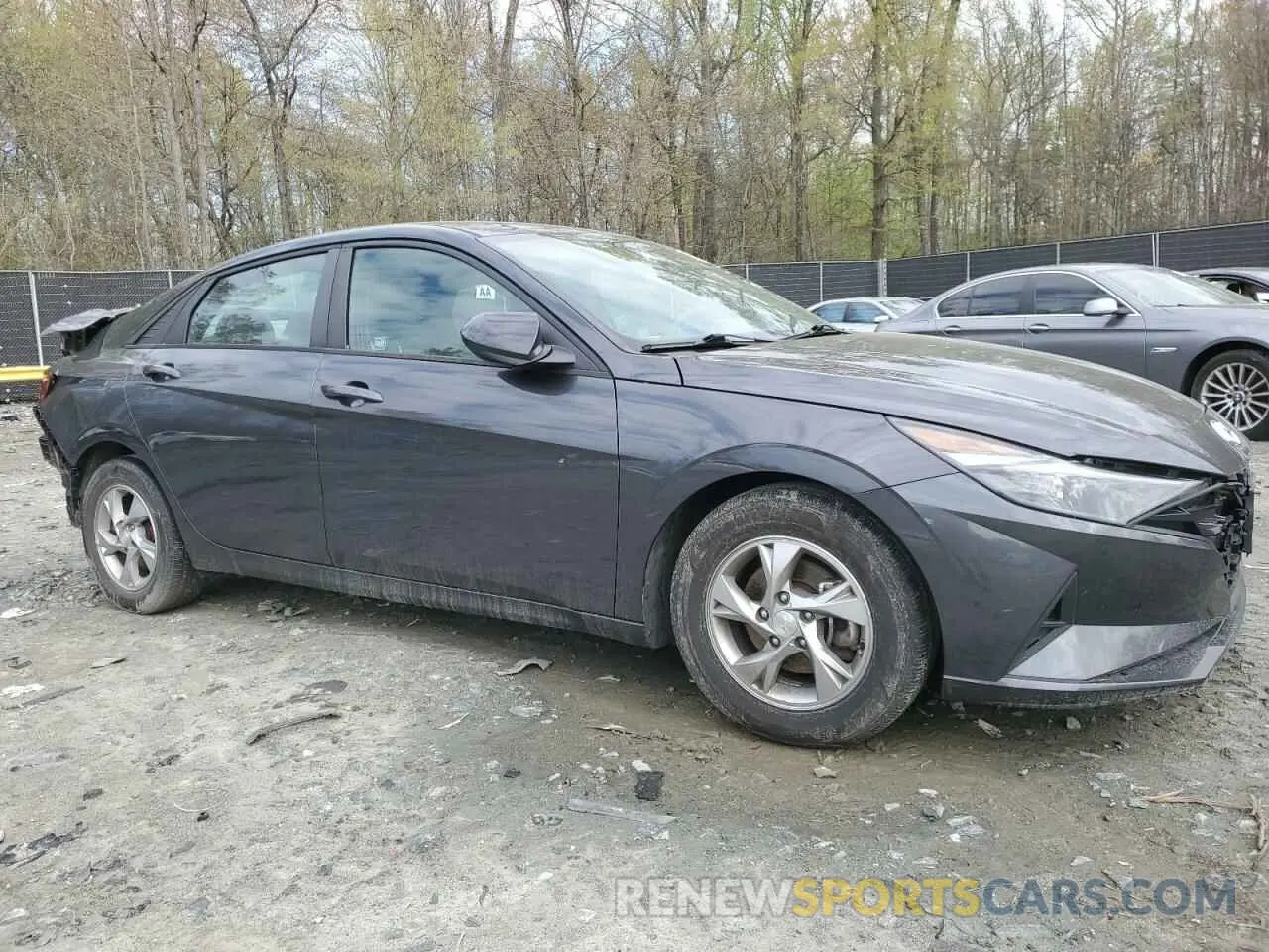 4 fotografías del automóvil dañado 5NPLL4AG7MH016776 HYUNDAI ELANTRA 2021