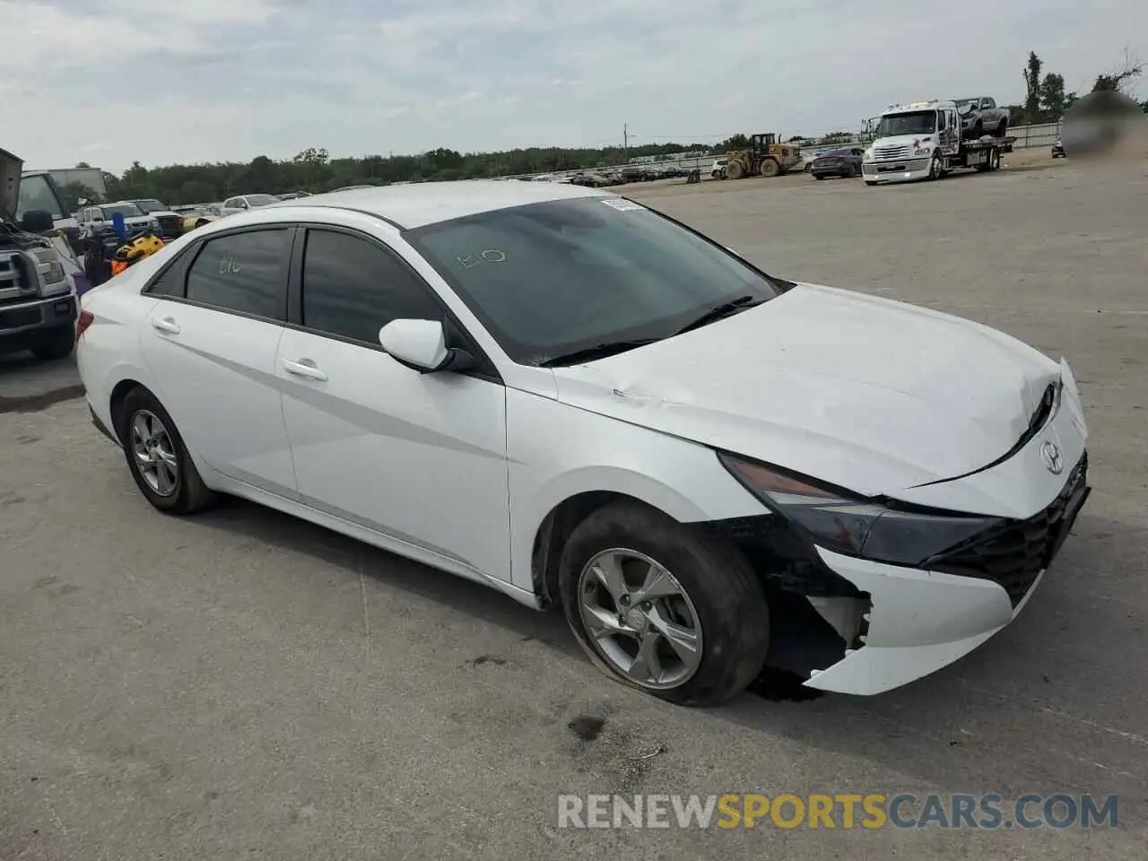 4 fotografías del automóvil dañado 5NPLL4AG8MH040052 HYUNDAI ELANTRA 2021