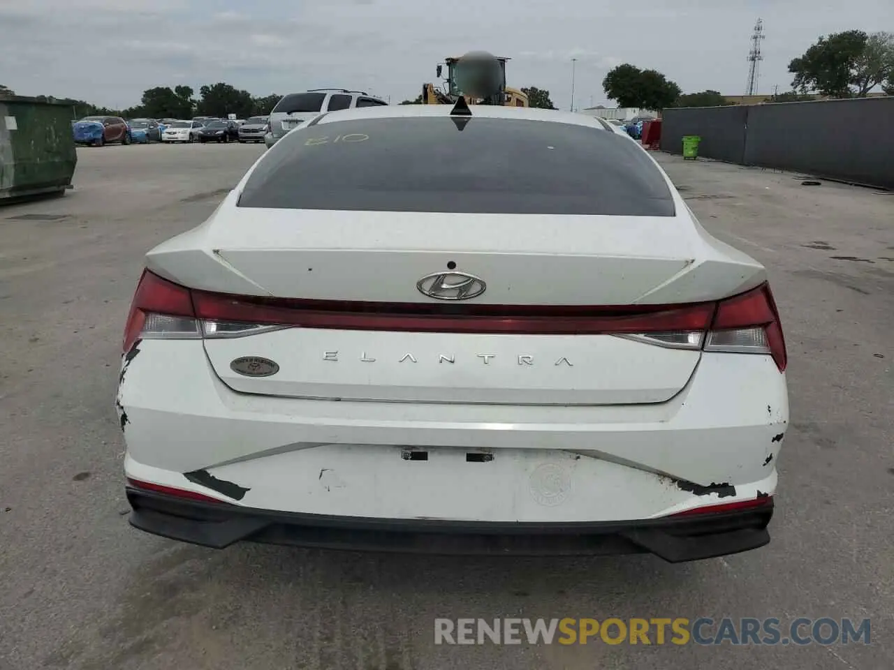 6 fotografías del automóvil dañado 5NPLL4AG8MH040052 HYUNDAI ELANTRA 2021