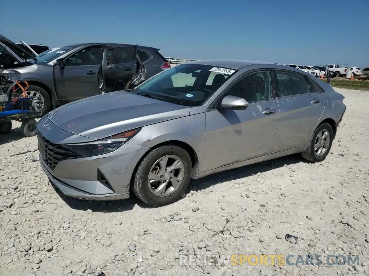1 fotografías del automóvil dañado 5NPLL4AG9MH036138 HYUNDAI ELANTRA 2021