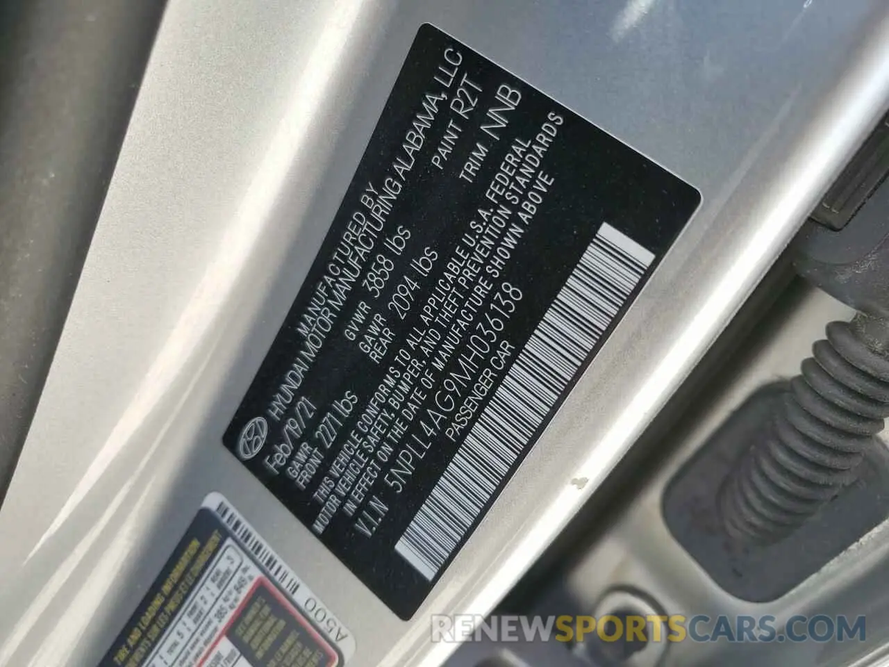 13 fotografías del automóvil dañado 5NPLL4AG9MH036138 HYUNDAI ELANTRA 2021