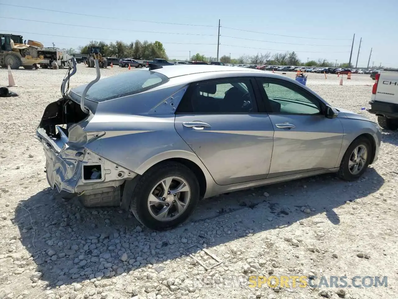3 fotografías del automóvil dañado 5NPLL4AG9MH036138 HYUNDAI ELANTRA 2021
