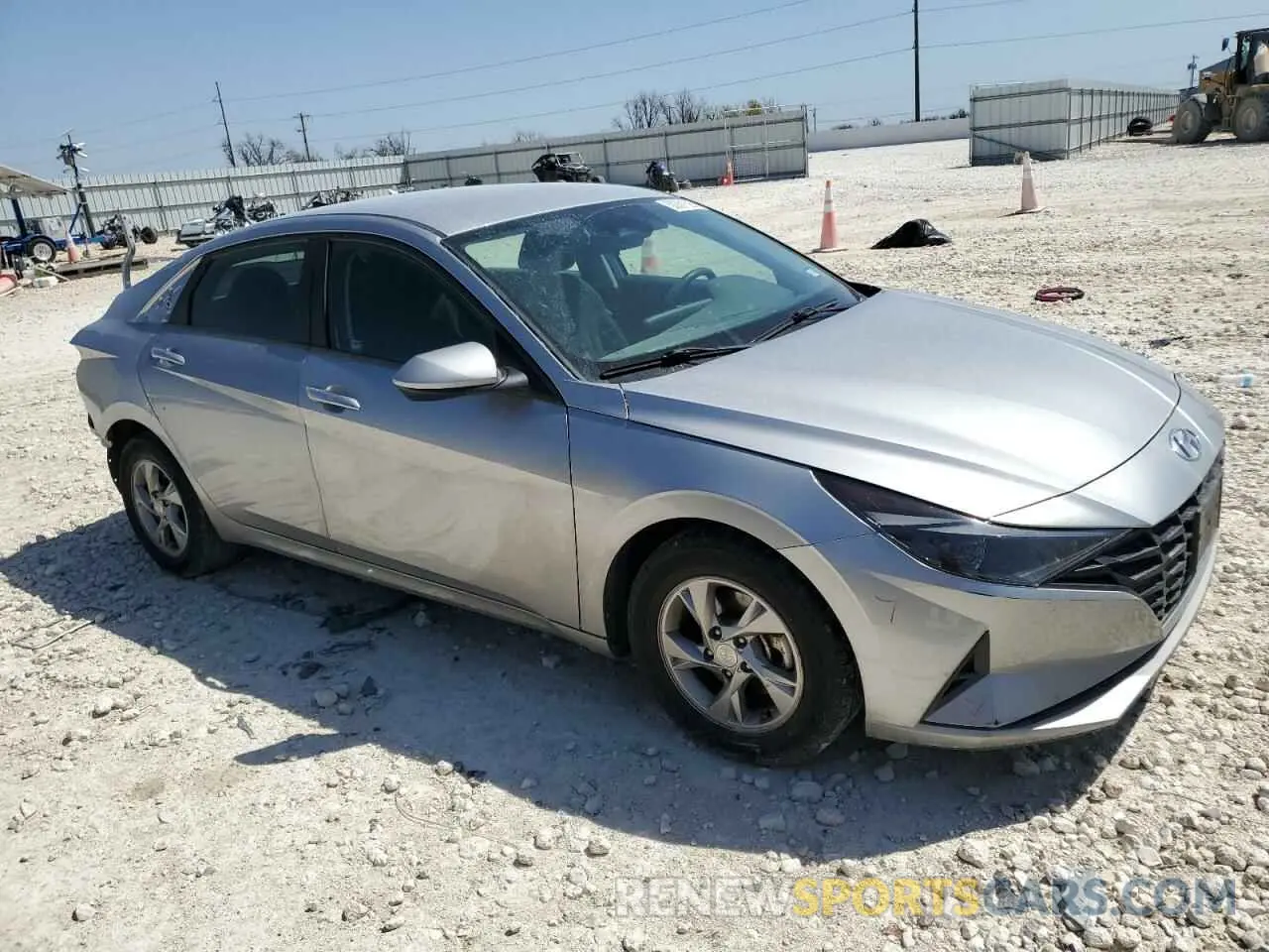 4 fotografías del automóvil dañado 5NPLL4AG9MH036138 HYUNDAI ELANTRA 2021