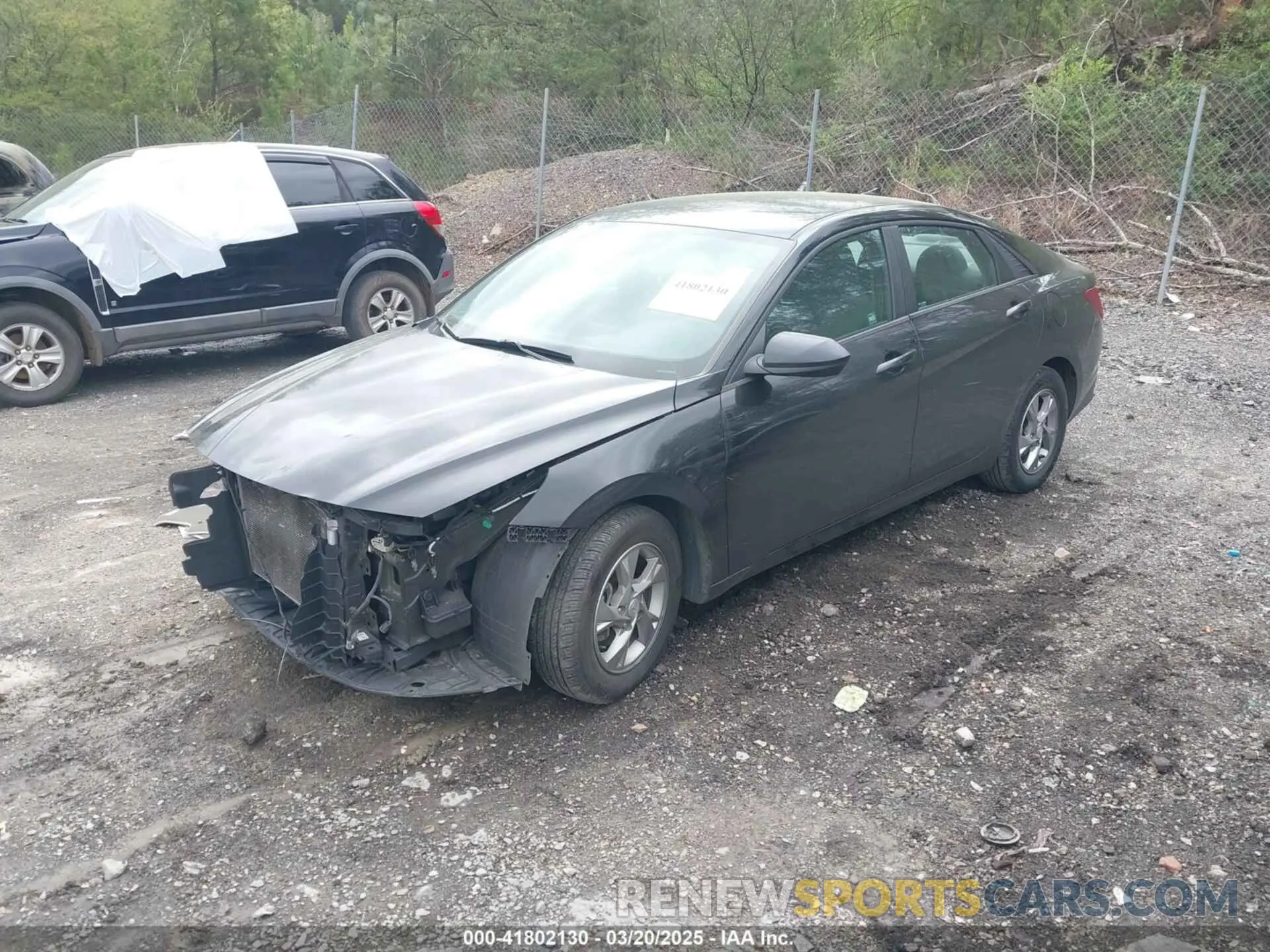 2 fotografías del automóvil dañado 5NPLL4AG9MH040724 HYUNDAI ELANTRA 2021