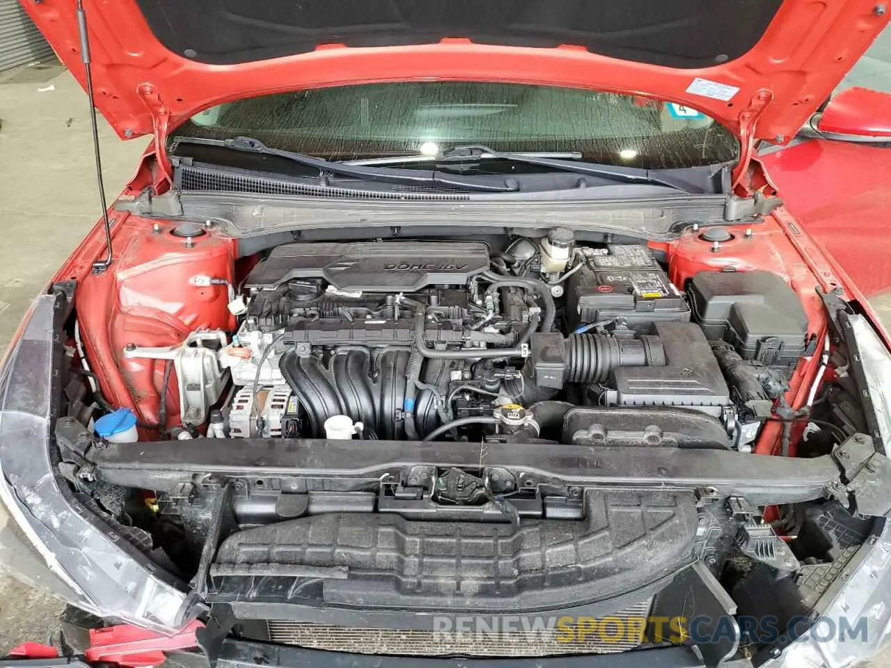 11 fotografías del automóvil dañado 5NPLL4AG9MH048161 HYUNDAI ELANTRA 2021