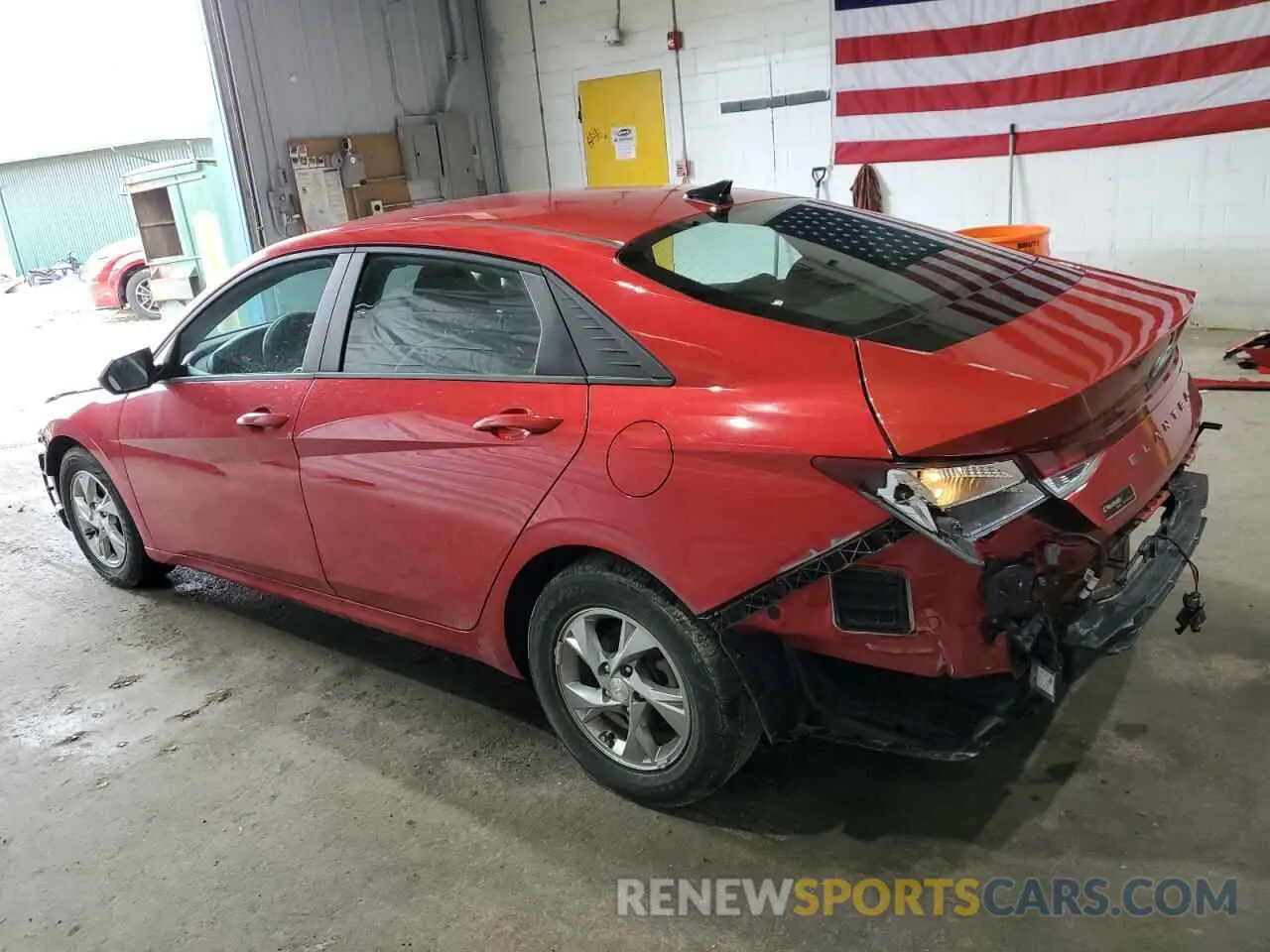 2 fotografías del automóvil dañado 5NPLL4AG9MH048161 HYUNDAI ELANTRA 2021