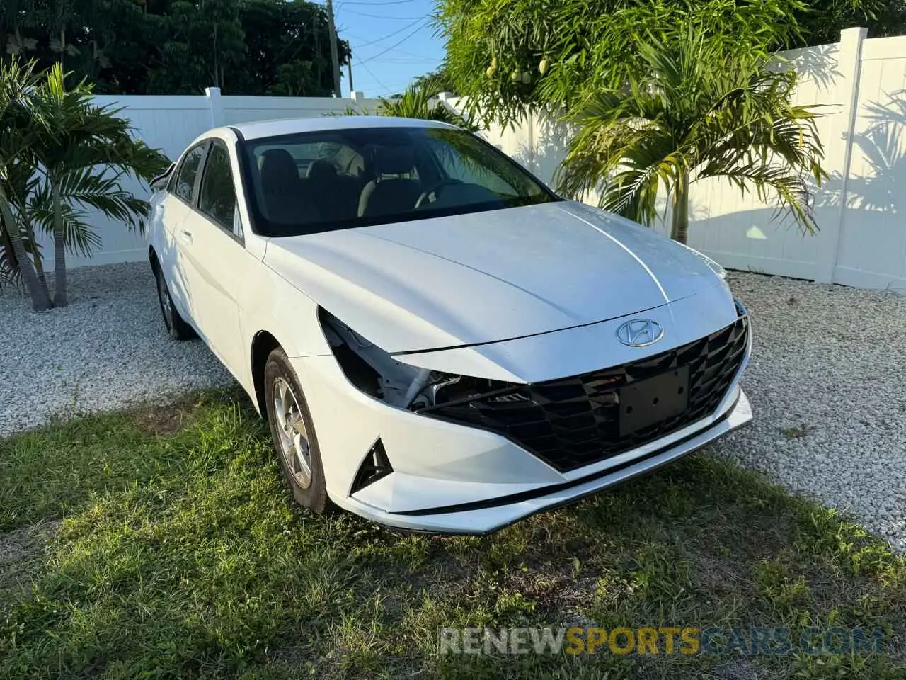 1 fotografías del automóvil dañado 5NPLL4AG9MH050850 HYUNDAI ELANTRA 2021