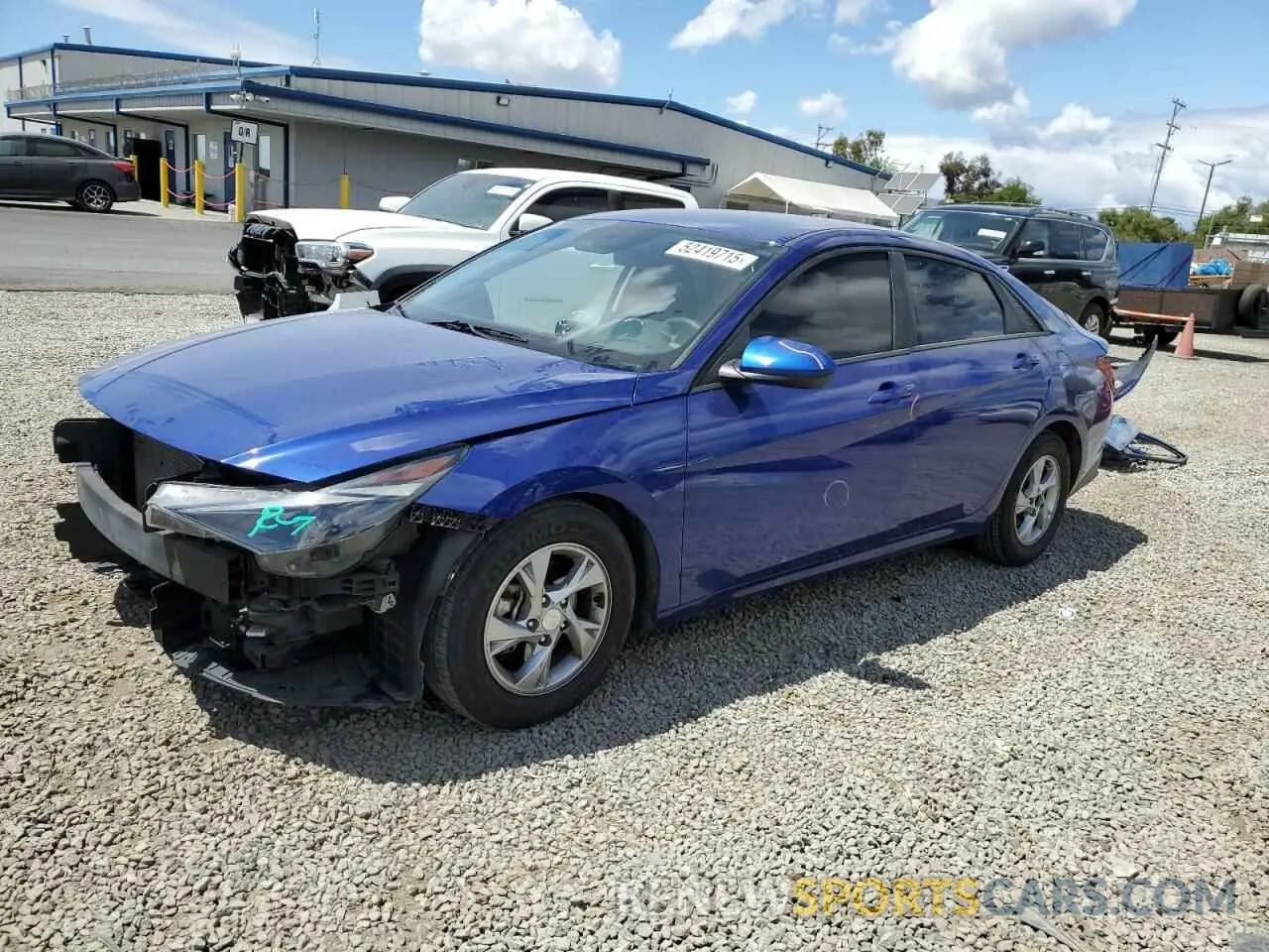 1 fotografías del automóvil dañado 5NPLL4AGXMH026069 HYUNDAI ELANTRA 2021